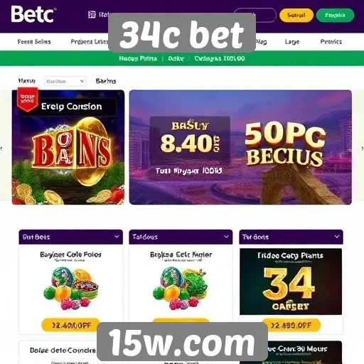 Comparativo de bônus no 34c bet